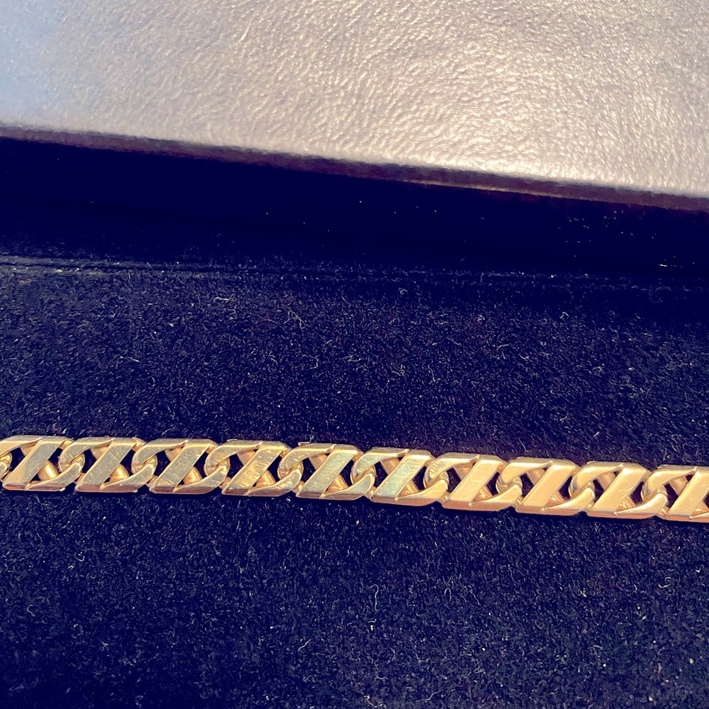 Elegant Gold Men's Chain Bracelet
